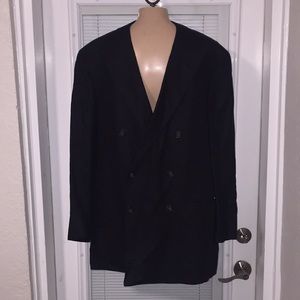 1K POLO RALPH LAUREN Italy Black pure Linen Blazer